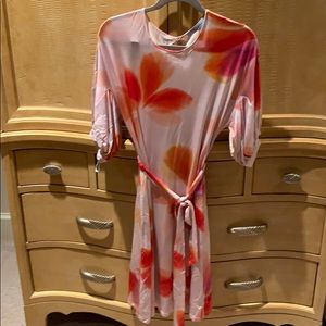 Pink Flowy Italian Dress